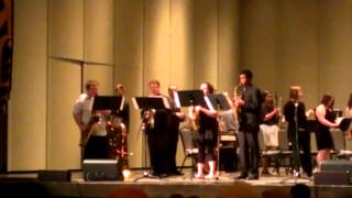 Paul Blazer saxophone Section - Intermission skit @ Spring Concert 2013