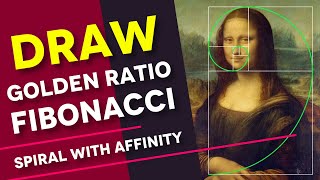 How to draw the GOLDEN RATIO and the FIBONACCI spiral using Affinity