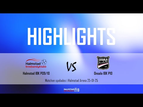 Highlights Halmstad IBK P09/10 Mot Onsala IBK P10