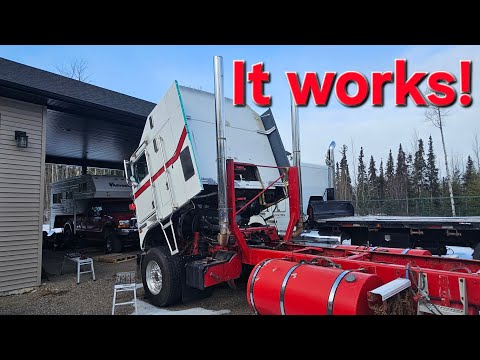 Getting Smokey dialed in. K100 restoration #cabover #kenworth #restoration 