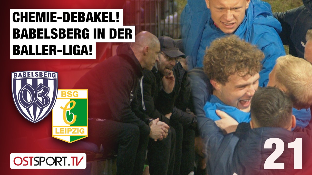 SV Babelsberg 03 vs BSG Chemie Leipzig Highlights