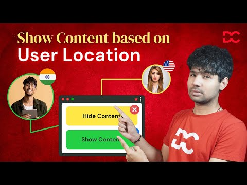 Show or Hide Content based on User Location - Geolocation Visibility in Elementor🔥