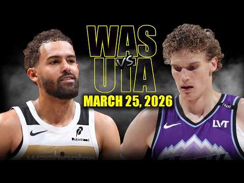 유타 VS 워싱턴 110:133 NBA 스포츠하이라이트