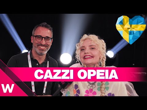 🇸🇪 Cazzi Opeia - "Give My Heart A Break" | Grand Final | Melodifestivalen 2024 | INTERVIEW