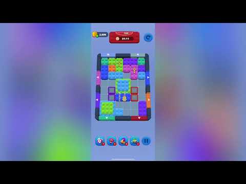 Color Slide Jam Level 166 Solution Walkthrough 