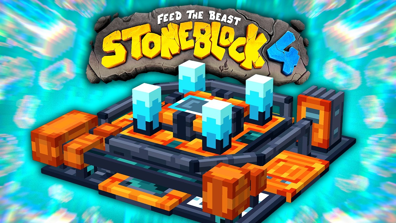 Minecraft StoneBlock 4 | ATOMIC FORGE, STRANGE MATTER & PROMETHEUM! #16 [Modded Questing Stoneblock]