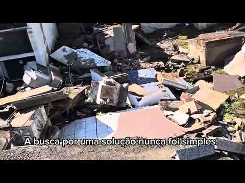 O Bizarro Estado do Cemitério de Muçum Hoje (Destruído pela Enchente)