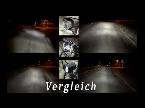Fahrrad- und E-Bike Scheinwerfer im Vergleich.