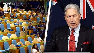 NZ Herald Morning News Update | Mass walkout at UN as Israel speaks, NZ decision expected today