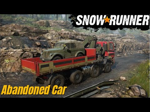 SNOWRUNNER Gameplay Walkthrough Part 30 | Abandoned Car | No Commentary