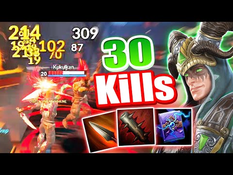 I Got 30 KILLS with the MOST BROKEN Loki Build in SMITE History!