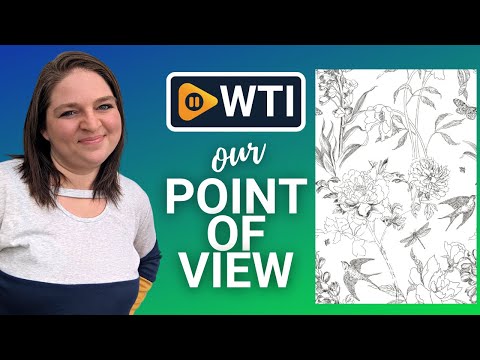 MuralPeel Black and White Large Peony Floral Swallow Birds Peel and Stick Wallpaper - WTI product video review