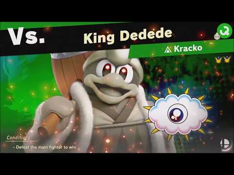 Super Smash Bros Ultimate vs King Dedede (Unlocks: Kracko) World of Light - Adventure Mode