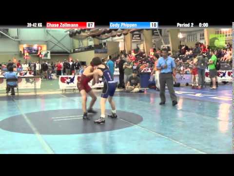 FILA Cadet 39-42 KG Chase Zollmann vs. Cody Phippen