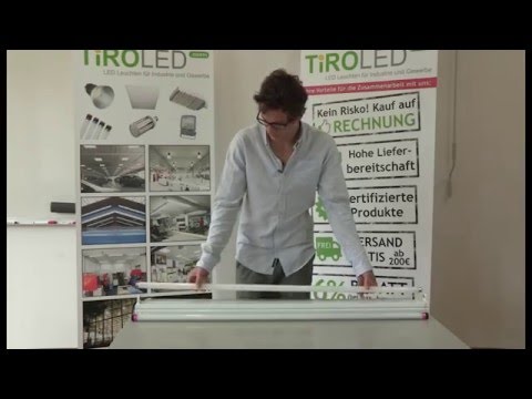 Wie tauscht man eine Lampe gegen LED Röhren aus? - Installationsanleitung