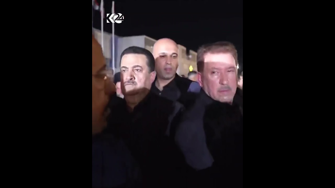 ڤیدیۆ | مەسعود پزشکیان و عەلی زەیدی و ژمارەیەک بەرپرسی باڵای دیکەی عێراق پێشوازی لە تەرمی عەلی خامنەیی دەکەن