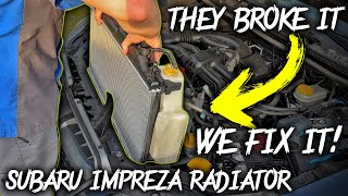 Subaru Impreza & XV Crosstrek Radiator Replacement! Quick & Easy DIY!