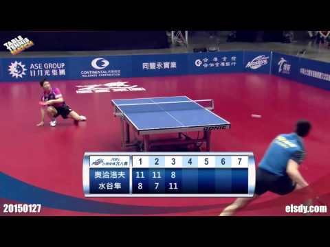 Championship - Ovtcharov Dimitrij vs Mizutani Jun 2015 Taiwan Table Tennis Masters Highlight