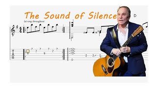 The Sound of Silence - Paul Simon Garfunkel -Guitar Tab | Fingerstyle |Guitar Tutorial
