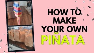 Homemade Pinata: How to make your own pinata- for classroom or parties!