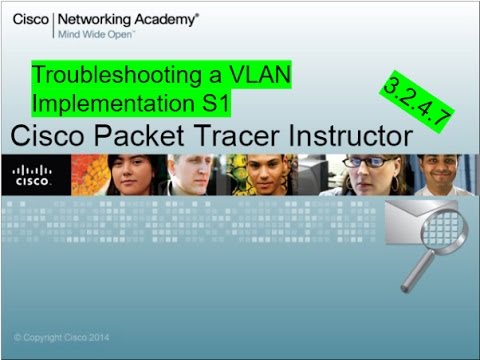 Packet Tracer Tutorials | 3.2.4.7 Troubleshooting a VLAN Implementation S1
