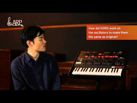 KORG’s Tatsuya Takahashi breaks down the re issue of the ARP ODYSSEY