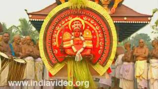 The theyyam dance of divine characters
