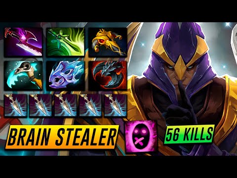 Silencer 56 Kills Mega Carry - BRAIN STEALER - Dota 2 Pro Gameplay [Watch & Learn]