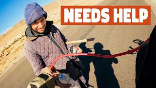 Alone in the Sahara - This man needs my help in Morocco 🇲🇦 | Ep 131