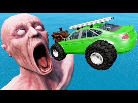 Insane Vehicle Jumps And Crashes With SCP-096 – BeamNG.Drive Satisfying Cars Crashes Compilation