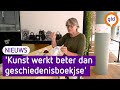 Expositie van mondkapjes in Apeldoornse CODA