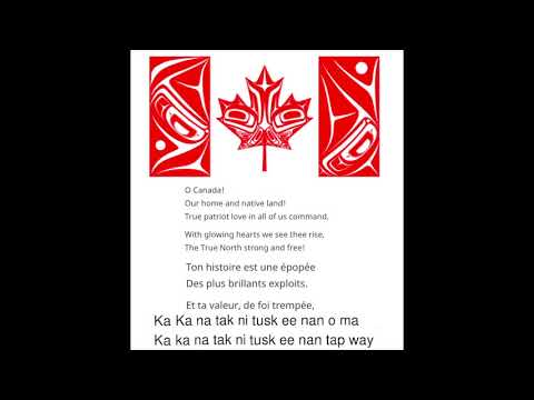 Oh Canada (Sung in English, French, and Cree)
