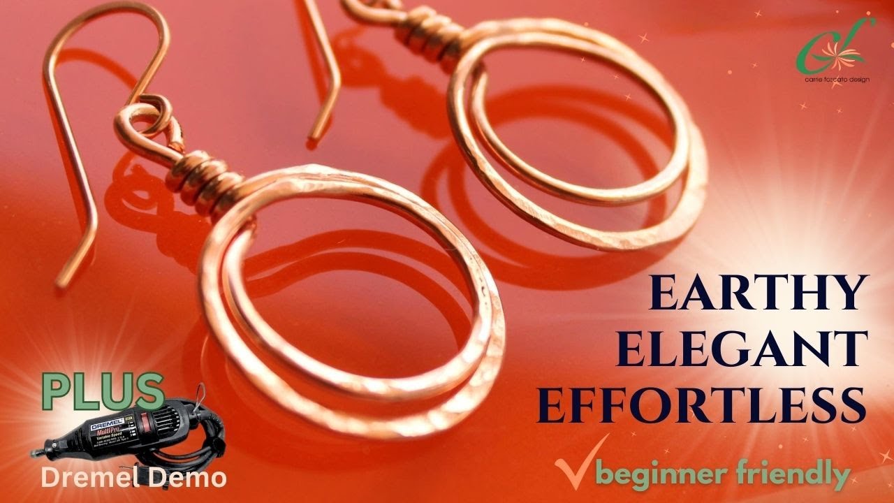 🎯Beginner Wire Earrings You Can’t Mess Up!