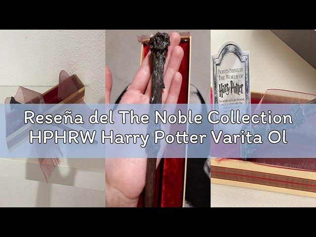 Vídeo relacionado con The Noble Collection HPHRW Harry Potter Varita Ollivanders Box, Talla única