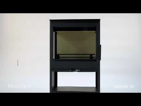 Braskamin Panadero Ambar 3V EcoDesign Fristående 7,1kW