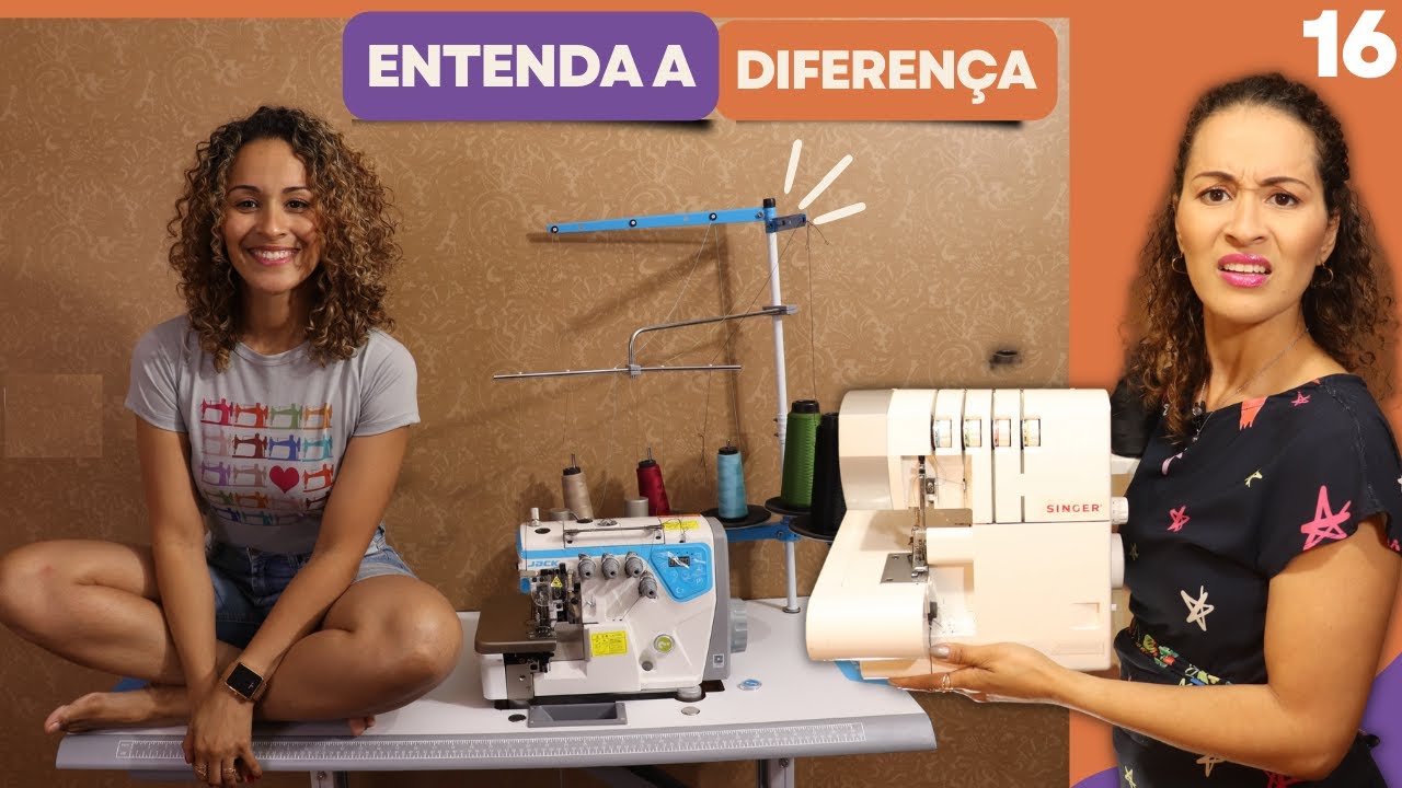 Interloque, Overloque, Ultralock e Ponto Cadeira DIFERENÇAS | Dayse Costa