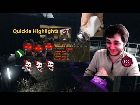 MY CLOWN MAKES A TOXIC BULLY SQUAD CRY! | Quickie Highlights #57 | Dead by Daylight