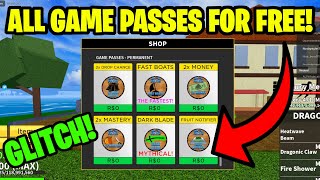 *GLITCH* HOW TO GET EVERY GAME PASS IN BLOX FRUITS FOR FREE!