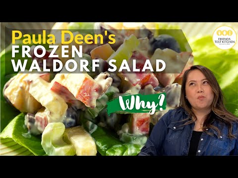 Celebrity Recipes - Paula Deen's Frozen Waldorf Salad