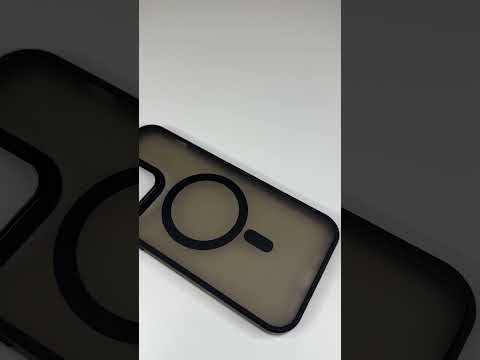 Чехол Magnetic Color с Magsafe iPhone 14 Pro Max (Black) - фото 1 - id-p2404917469
