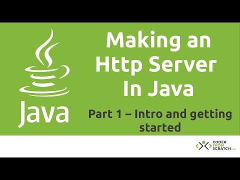 Make a Simple HTTP Server in Java - Java Tutorial - Part 1: Setup and overview