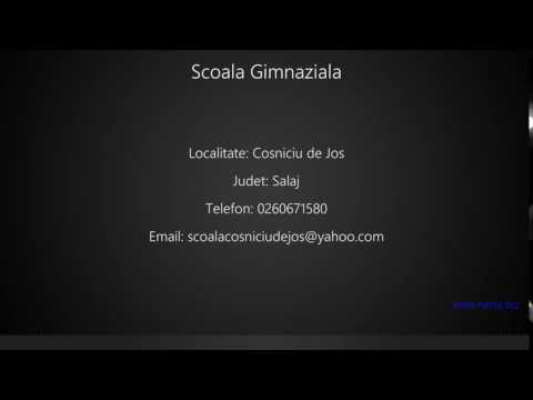 Scoala Gimnaziala Cosniciu de Jos
