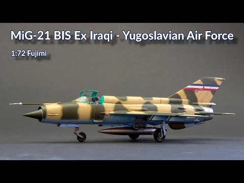 Mikoyan Gurevich MiG-21 Ex Iraqi - Yugoslavian Air Force 1/72 FUJIMI Full Video Build