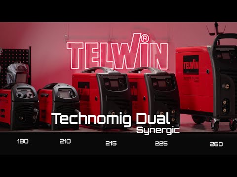 Suvirinimo aparatas Telwin Technomig 210 Dual Synergic video