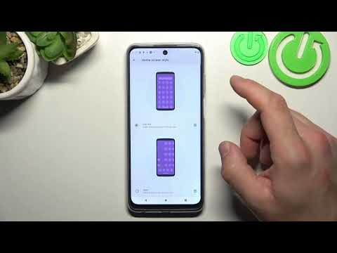 How to Turn On & Turn Off the App Drawer on MOTOROLA Moto G32 - Modifying Home Screen Layout