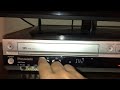 Demonstration On My Panasonic VCR DVD Combo On My 101 Dalmatians 1992 VHS Version 3