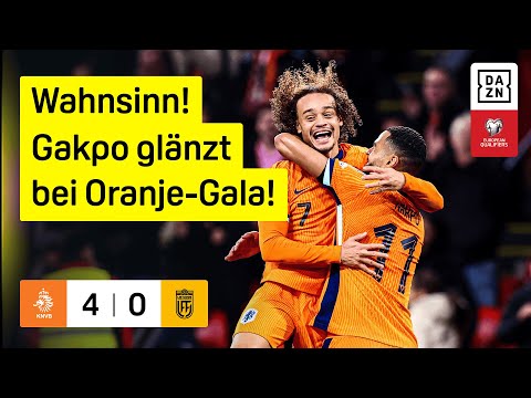 Niederlande - Litauen | European Qualifiers | DAZN Highlights