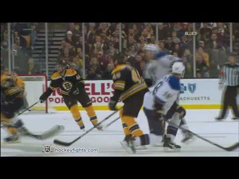 B.J. Crombeen vs Mark Stuart Nov 6, 2010