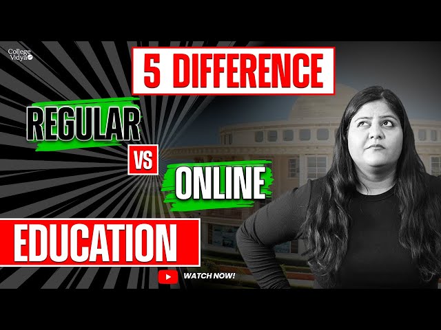 Online vs Regular Education: The Top 5 Differences