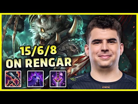 FNC Bwipo Dominates on Rengar Jungle w/ 15 Kills | EUW Solo Q Season 11 | LoL Full Game VOD